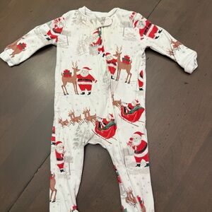 Pottery Barn Kids Santa and Reindeer Footie